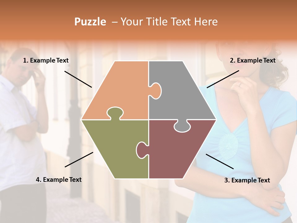 Moody Difficulties Young PowerPoint Template