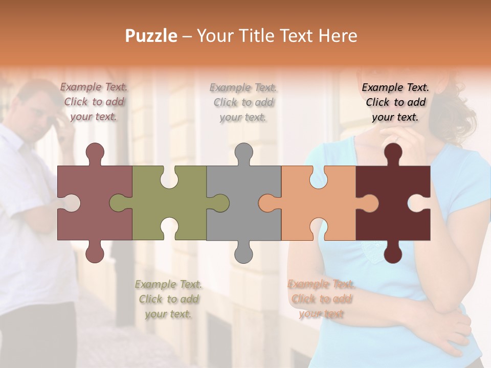 Moody Difficulties Young PowerPoint Template