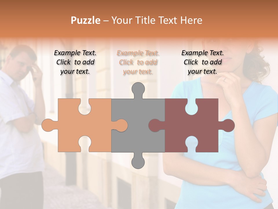 Moody Difficulties Young PowerPoint Template