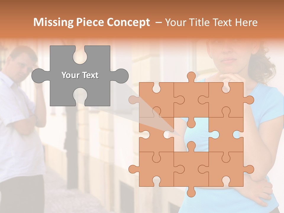 Moody Difficulties Young PowerPoint Template