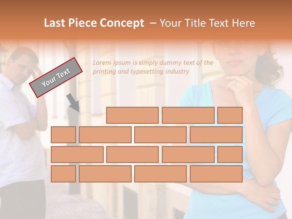 Moody Difficulties Young PowerPoint Template