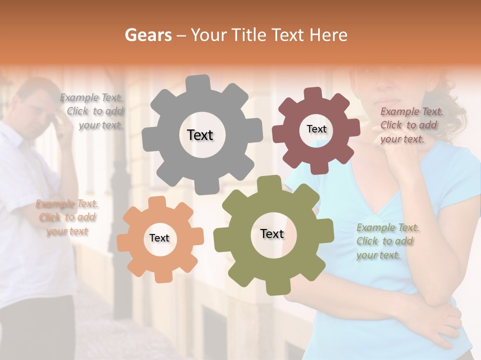 Moody Difficulties Young PowerPoint Template