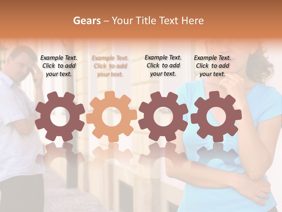 Moody Difficulties Young PowerPoint Template