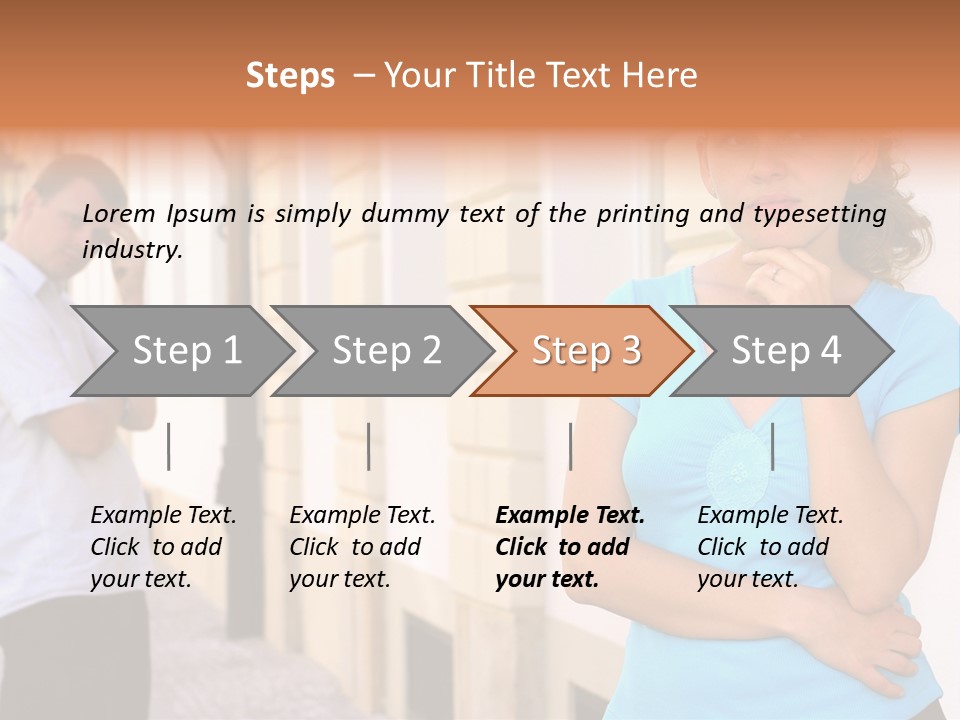 Moody Difficulties Young PowerPoint Template
