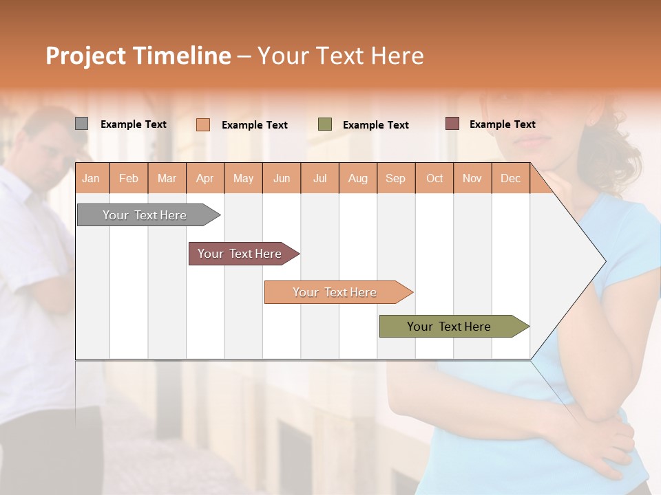 Moody Difficulties Young PowerPoint Template