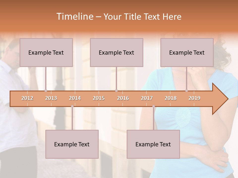 Moody Difficulties Young PowerPoint Template