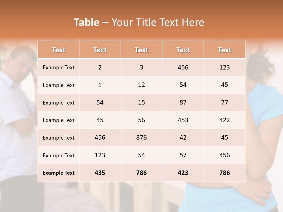 Moody Difficulties Young PowerPoint Template