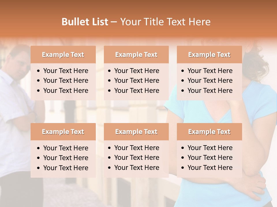 Moody Difficulties Young PowerPoint Template