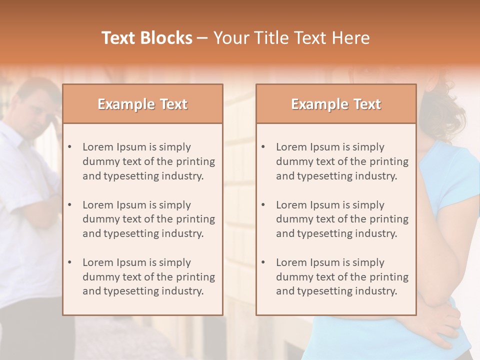 Moody Difficulties Young PowerPoint Template
