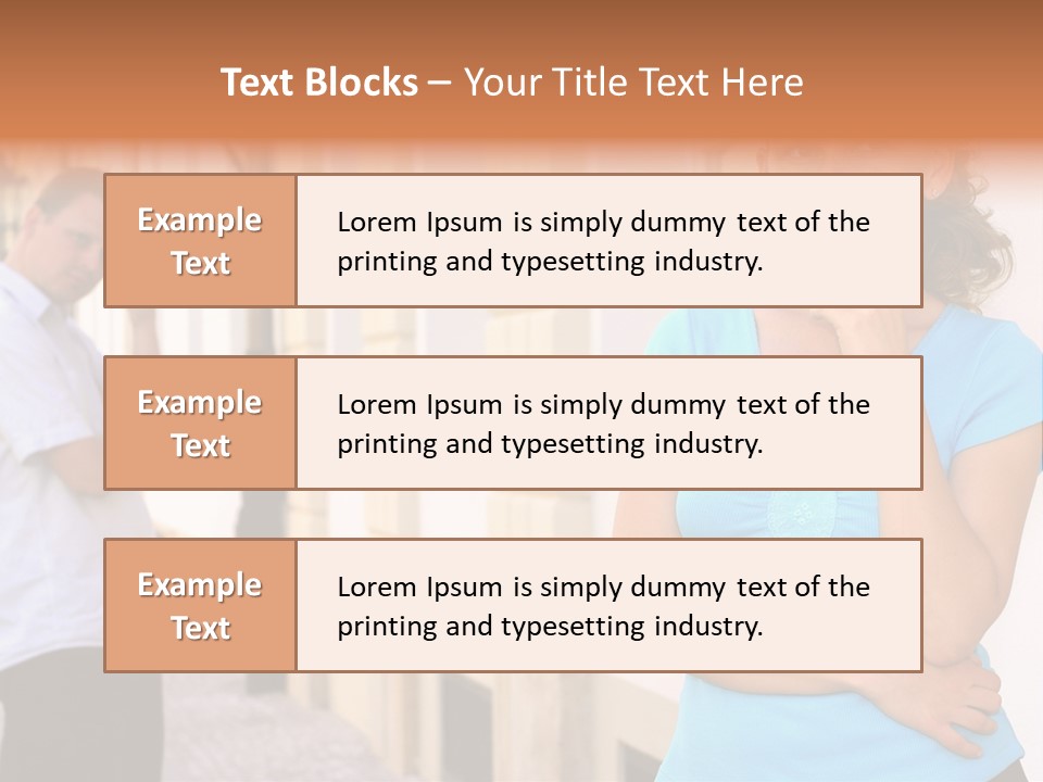 Moody Difficulties Young PowerPoint Template