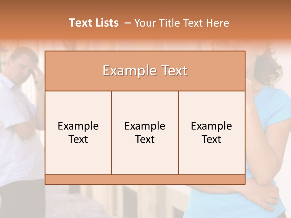 Moody Difficulties Young PowerPoint Template