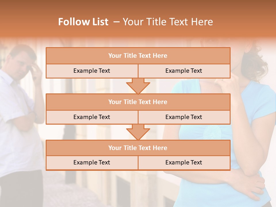 Moody Difficulties Young PowerPoint Template
