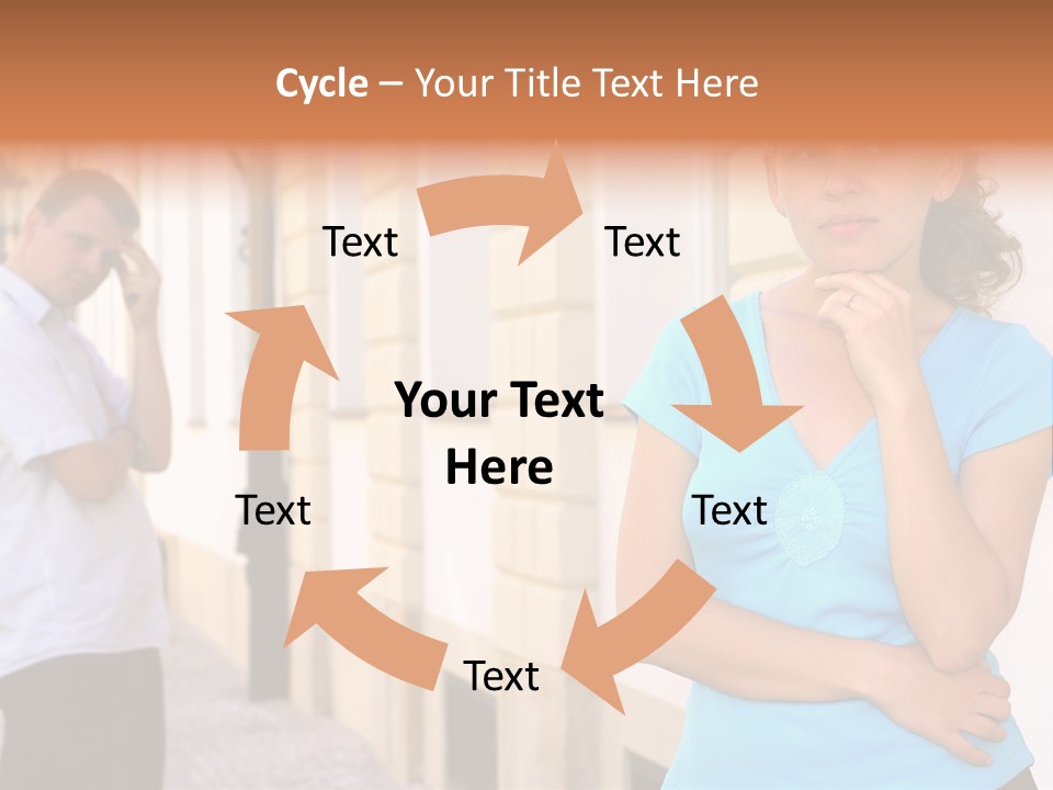 Moody Difficulties Young PowerPoint Template