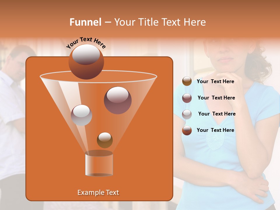Moody Difficulties Young PowerPoint Template
