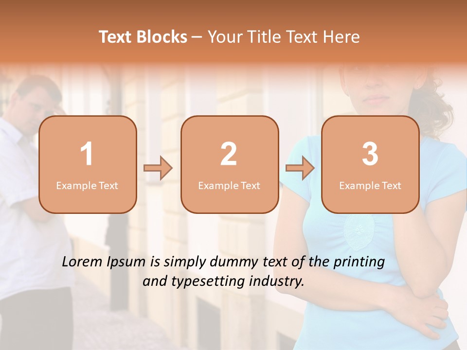 Moody Difficulties Young PowerPoint Template