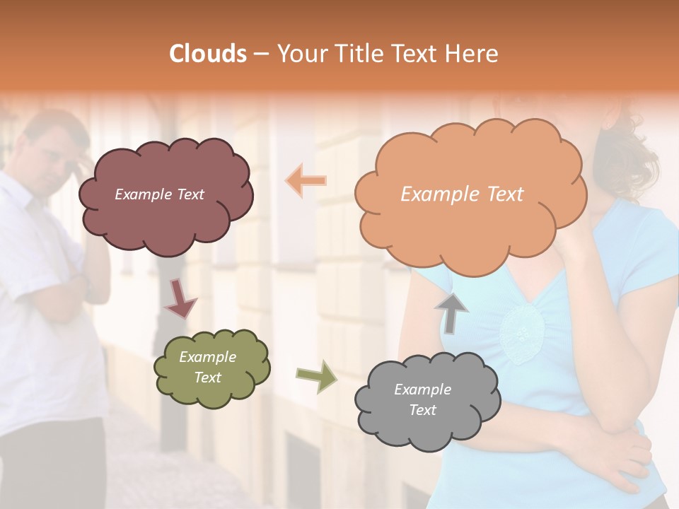 Moody Difficulties Young PowerPoint Template