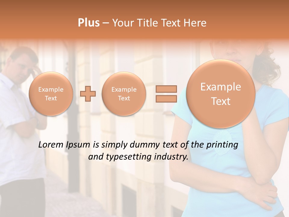Moody Difficulties Young PowerPoint Template