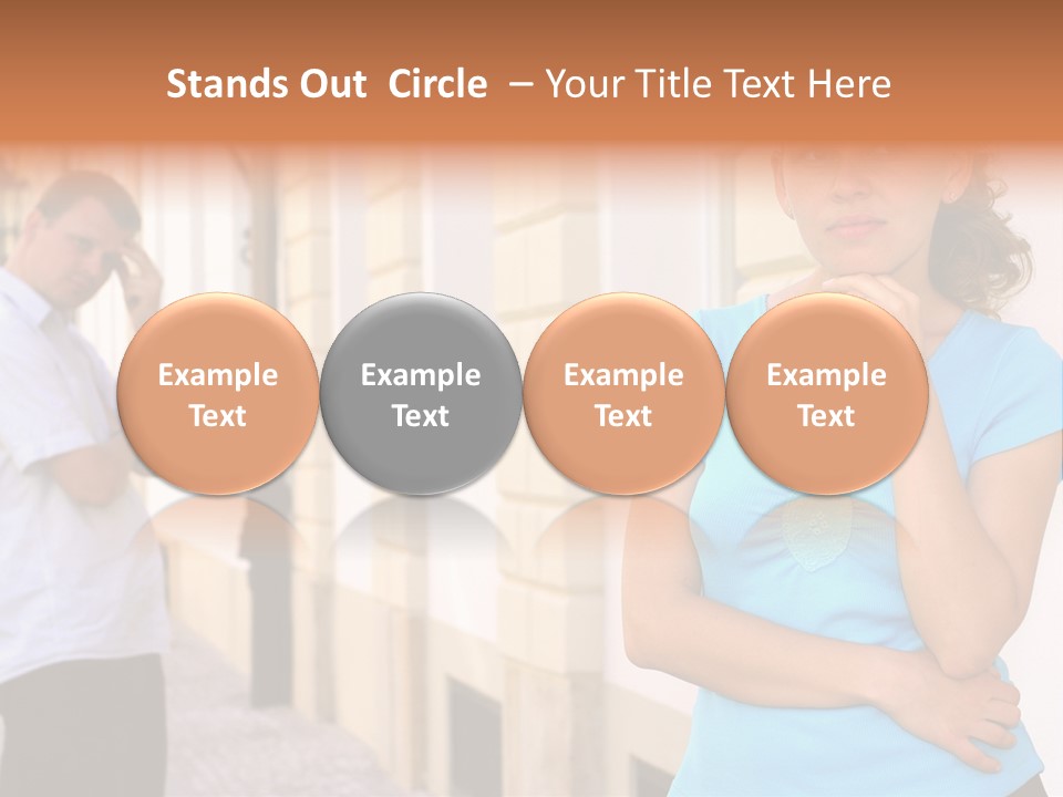 Moody Difficulties Young PowerPoint Template