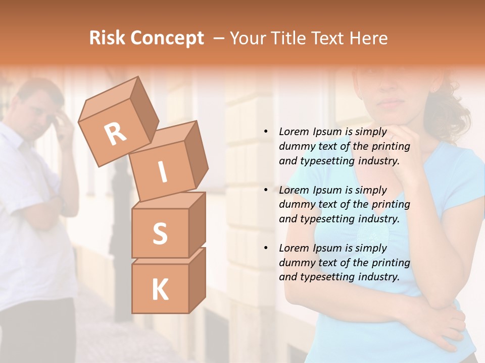 Moody Difficulties Young PowerPoint Template