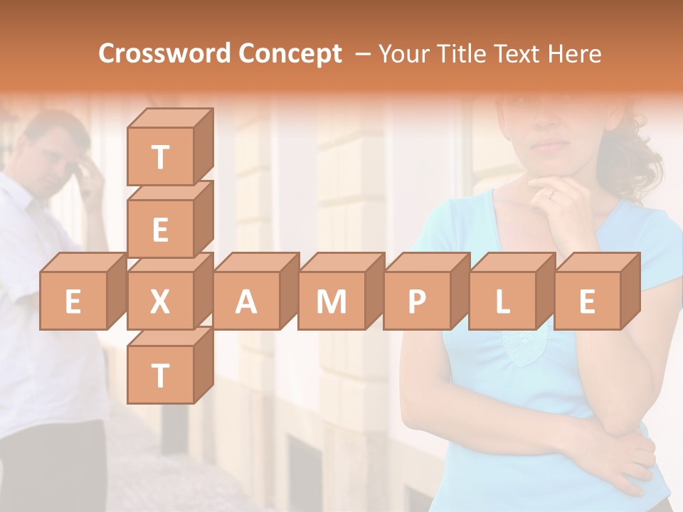 Moody Difficulties Young PowerPoint Template