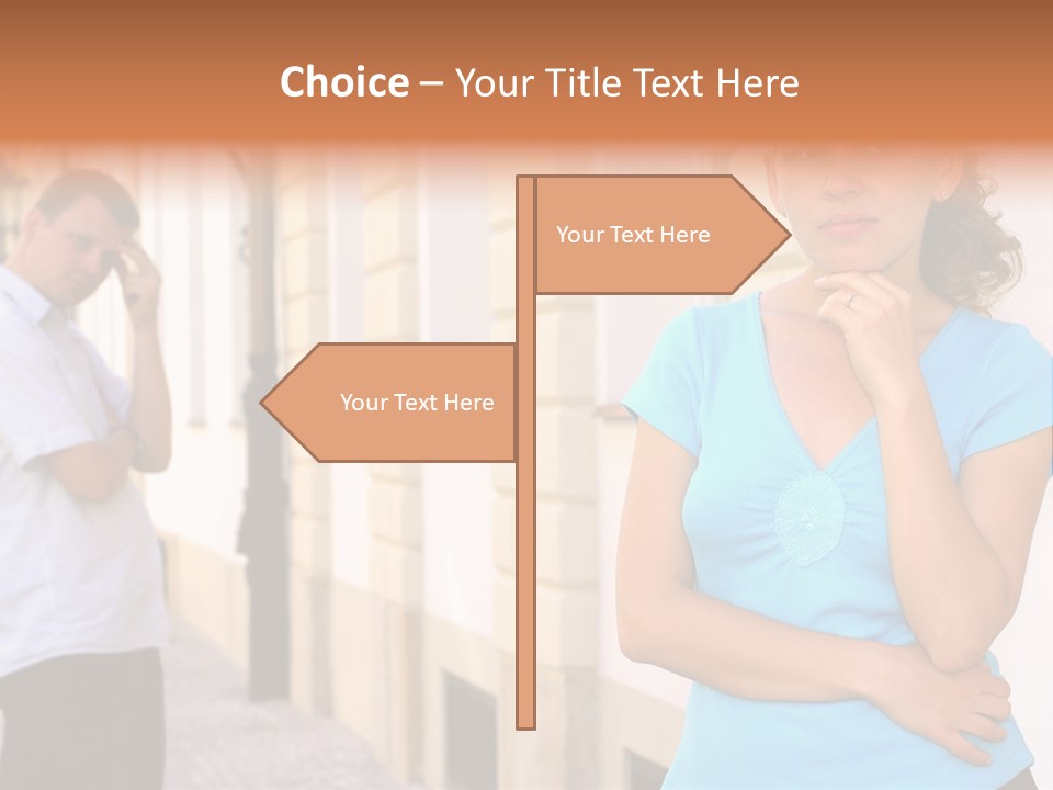 Moody Difficulties Young PowerPoint Template