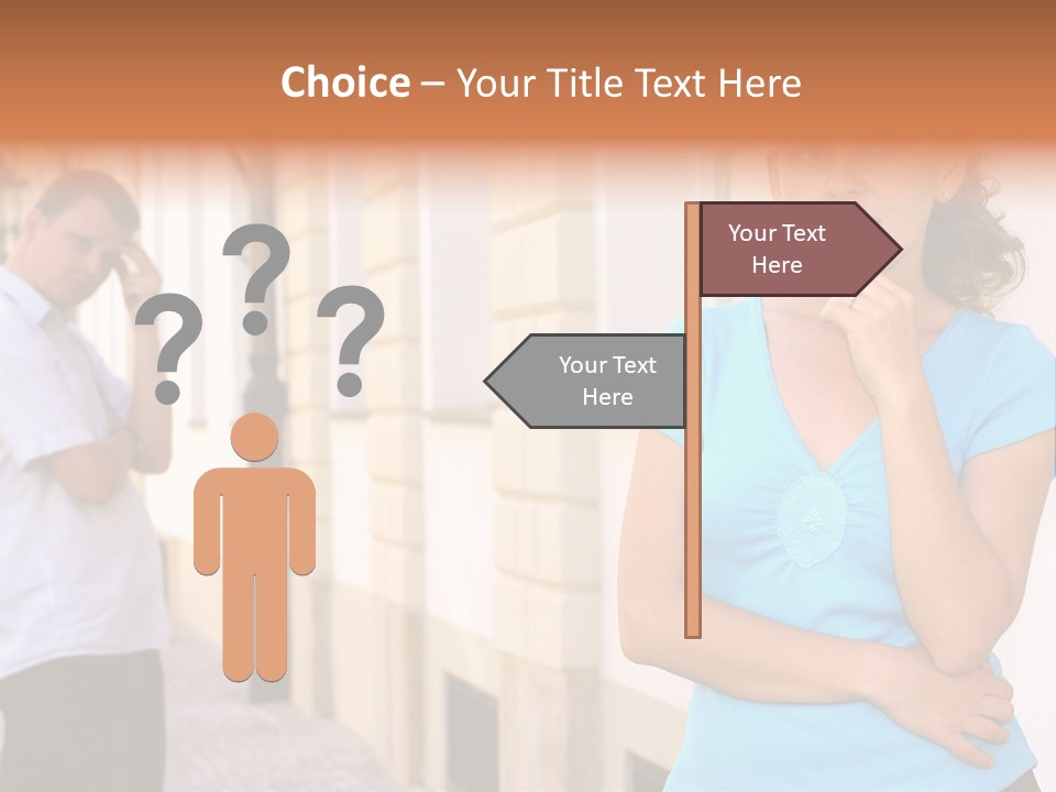 Moody Difficulties Young PowerPoint Template