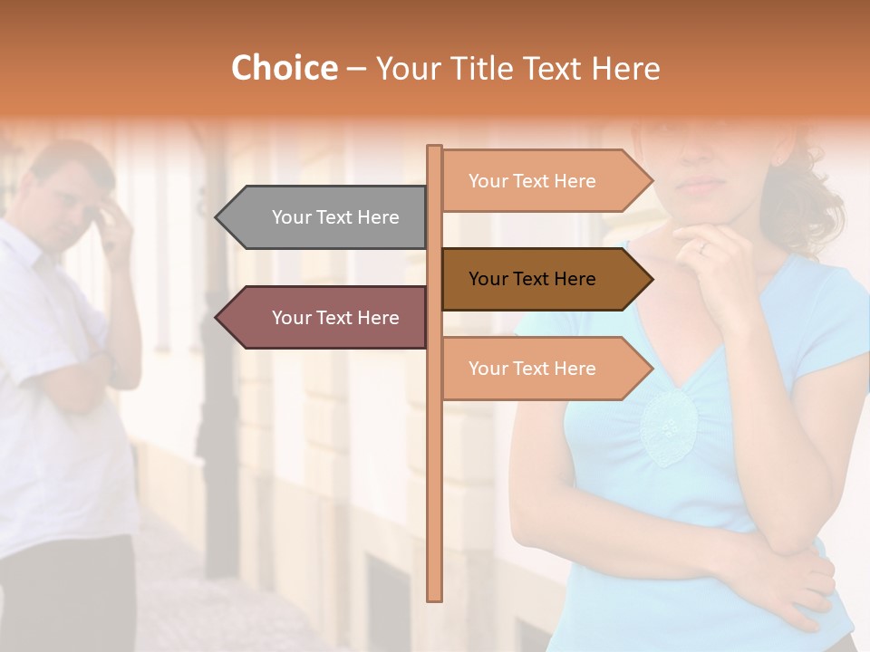 Moody Difficulties Young PowerPoint Template
