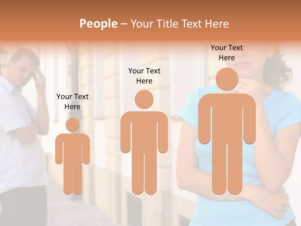 Moody Difficulties Young PowerPoint Template