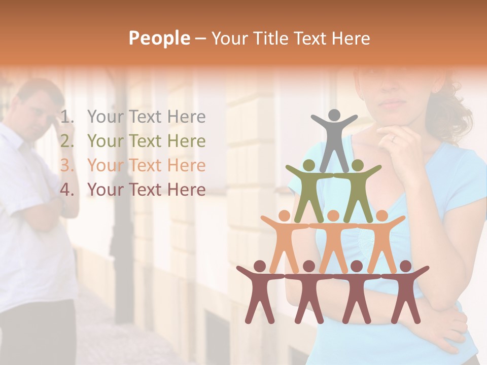 Moody Difficulties Young PowerPoint Template