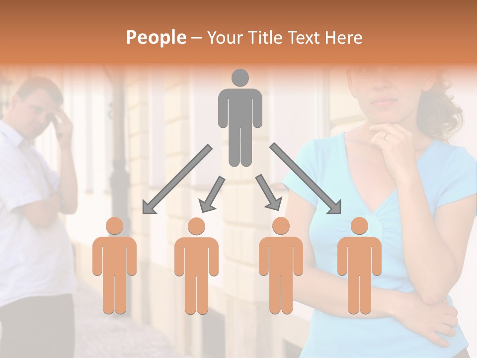 Moody Difficulties Young PowerPoint Template