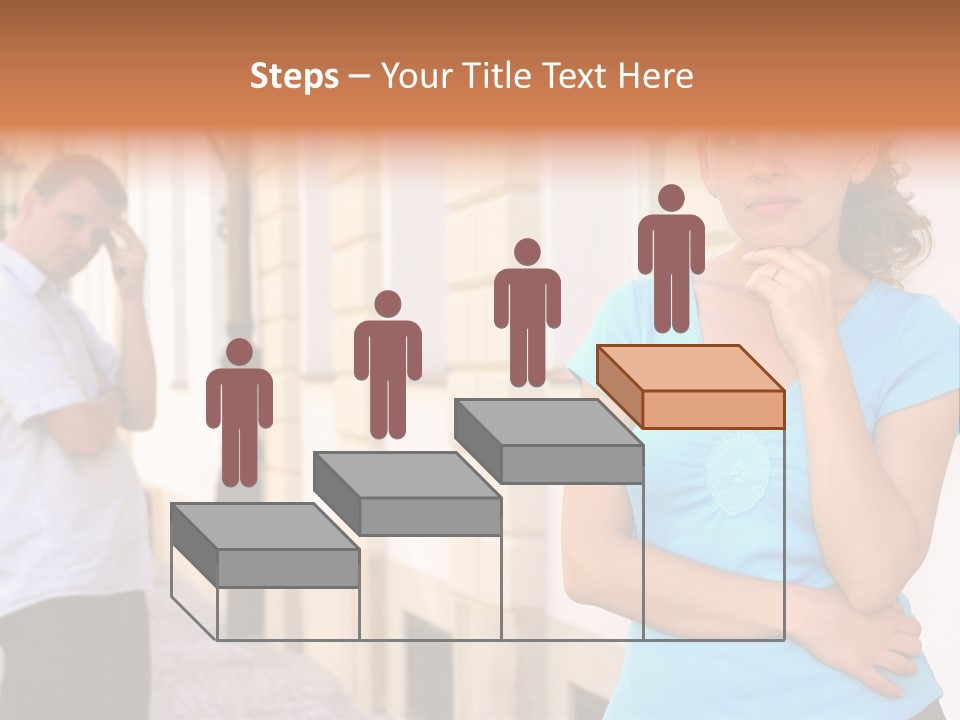 Moody Difficulties Young PowerPoint Template