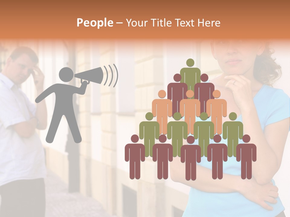 Moody Difficulties Young PowerPoint Template