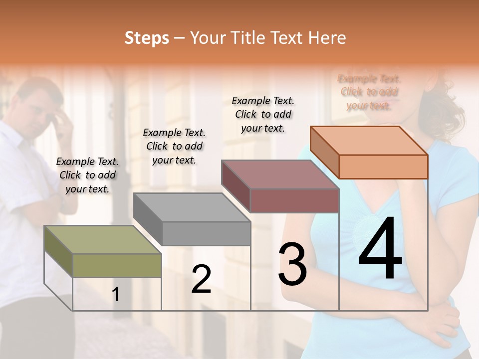 Moody Difficulties Young PowerPoint Template