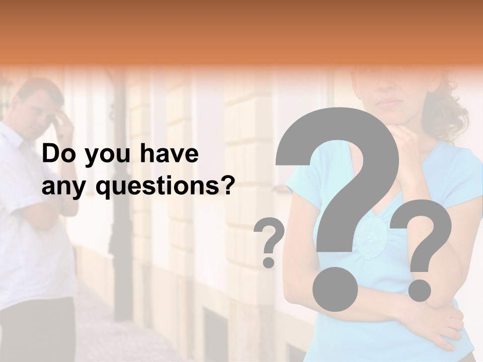 Moody Difficulties Young PowerPoint Template