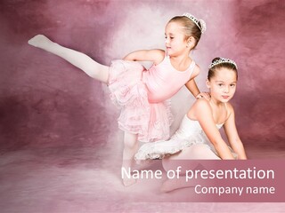 Tights Point Entertainer PowerPoint Template