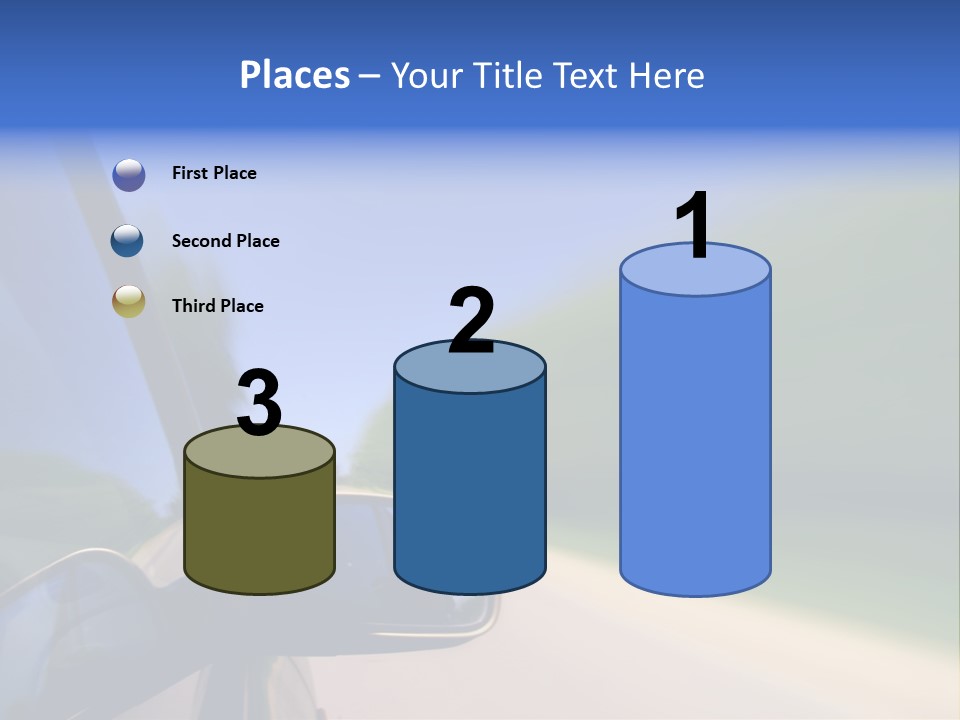 Fast Rear Line PowerPoint Template