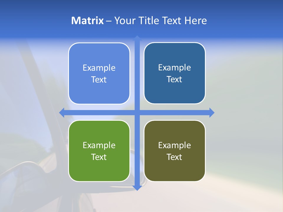 Fast Rear Line PowerPoint Template