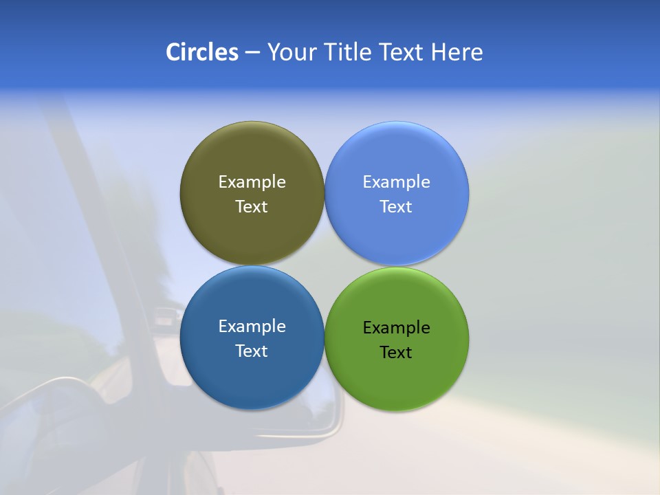 Fast Rear Line PowerPoint Template