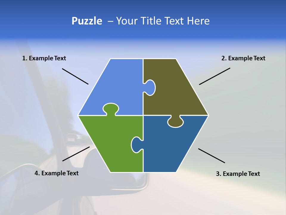 Fast Rear Line PowerPoint Template