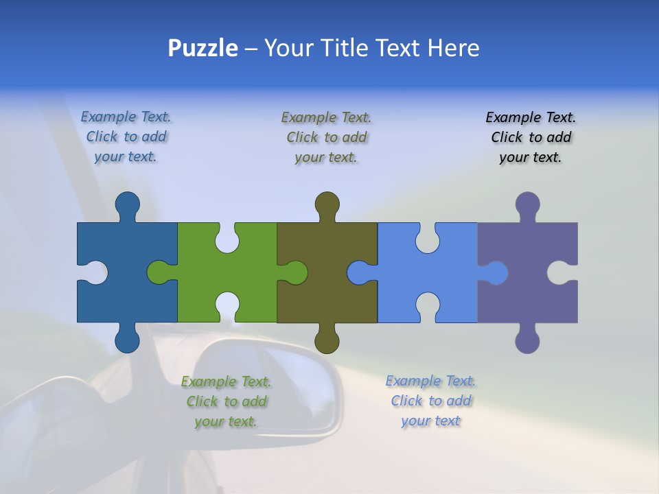 Fast Rear Line PowerPoint Template