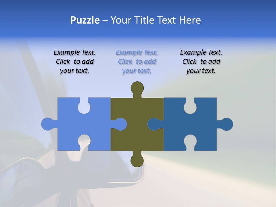 Fast Rear Line PowerPoint Template