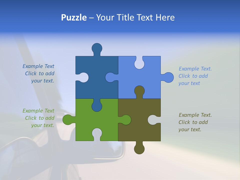 Fast Rear Line PowerPoint Template