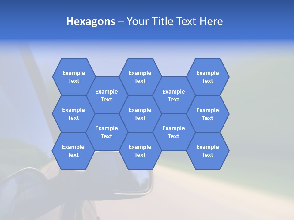 Fast Rear Line PowerPoint Template