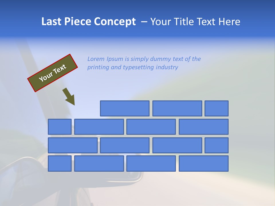 Fast Rear Line PowerPoint Template