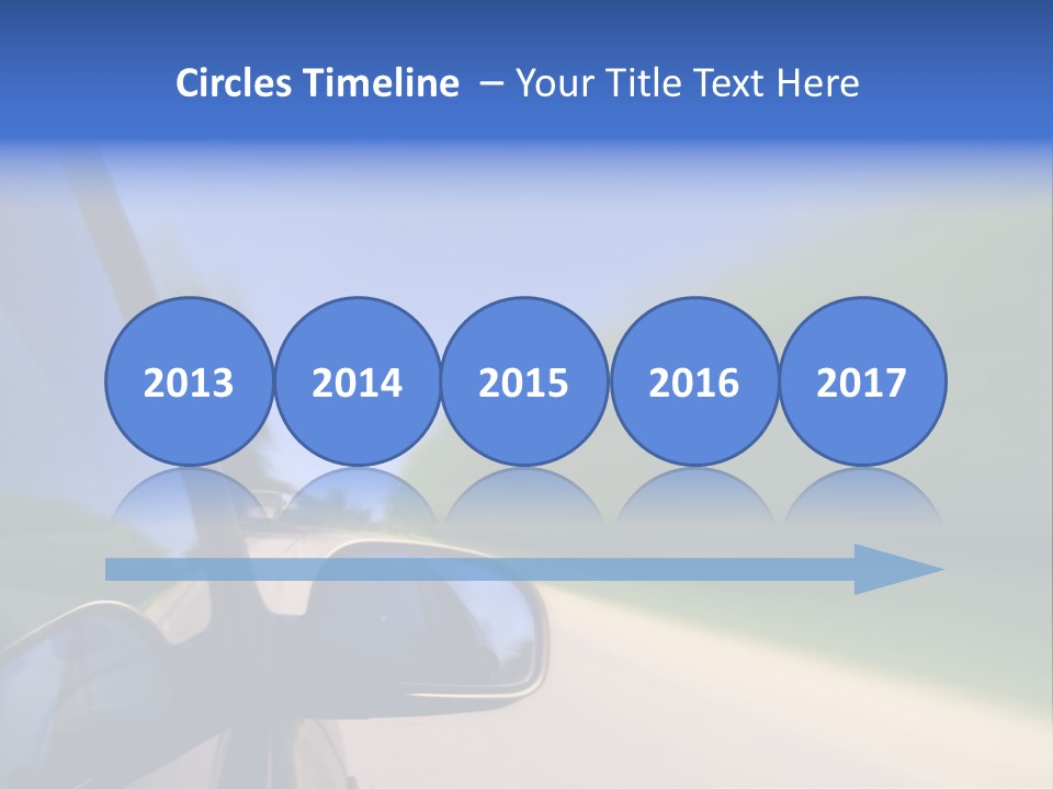 Fast Rear Line PowerPoint Template