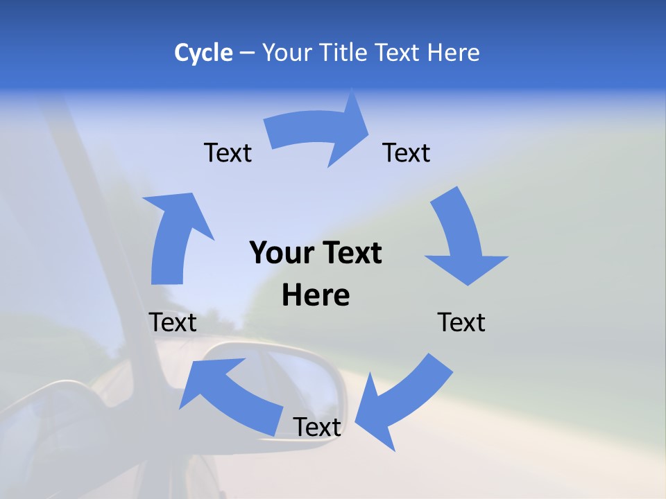 Fast Rear Line PowerPoint Template