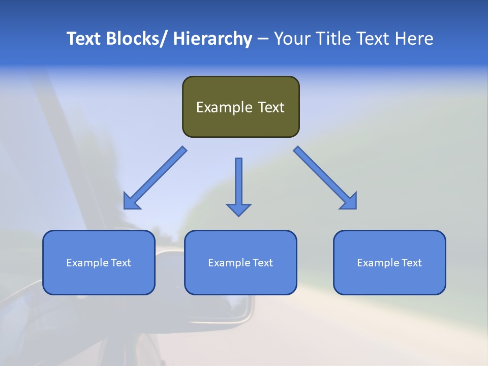 Fast Rear Line PowerPoint Template