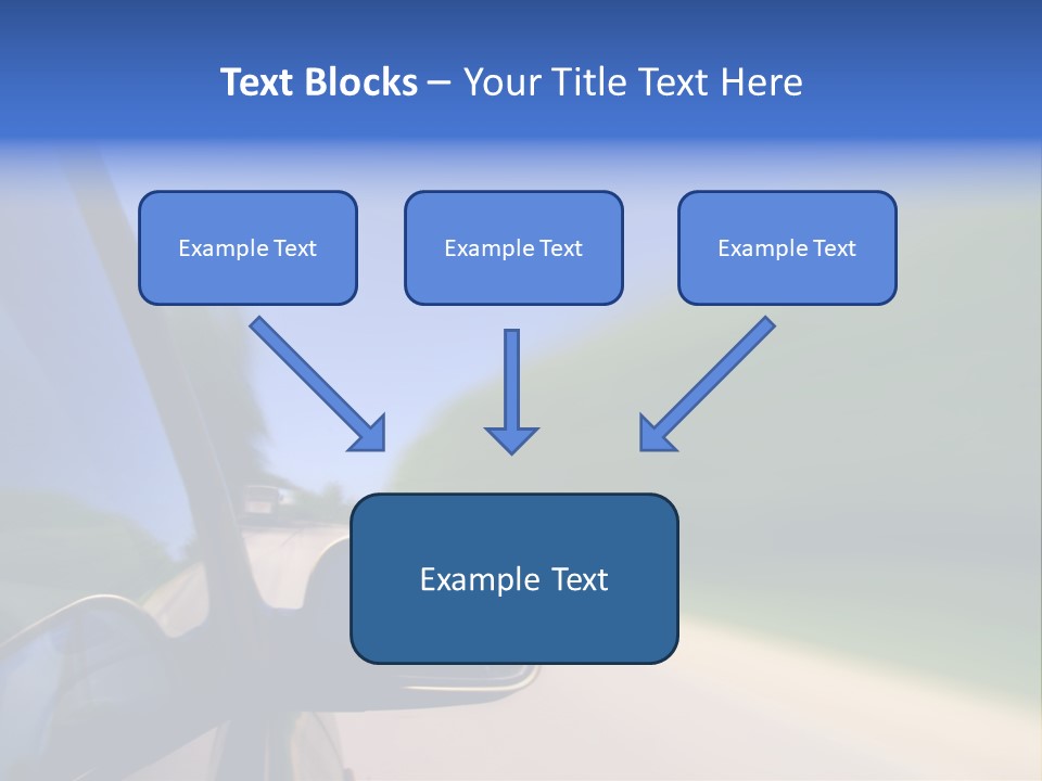 Fast Rear Line PowerPoint Template