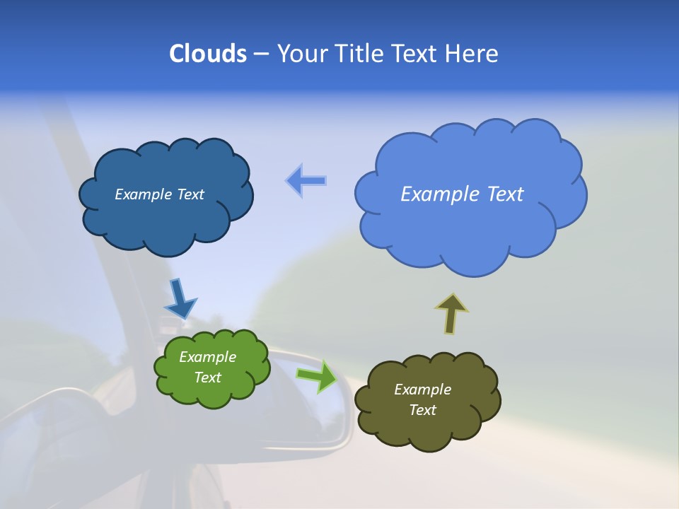 Fast Rear Line PowerPoint Template