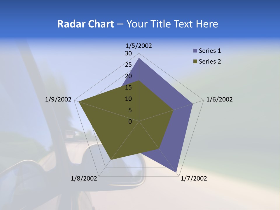 Fast Rear Line PowerPoint Template